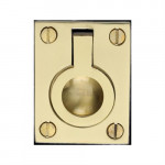 M Marcus Heritage Brass Flush Ring Design Cabinet Pull 38mm 